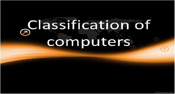 Classification of computer
