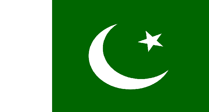 A uniform with green and white colour and our Flag