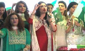 Showbiz stars come under one roof to celebrate Independence Day